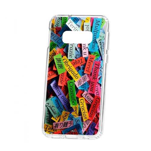 Чехол Kruche Samsung Galaxy S10e Print Thank you