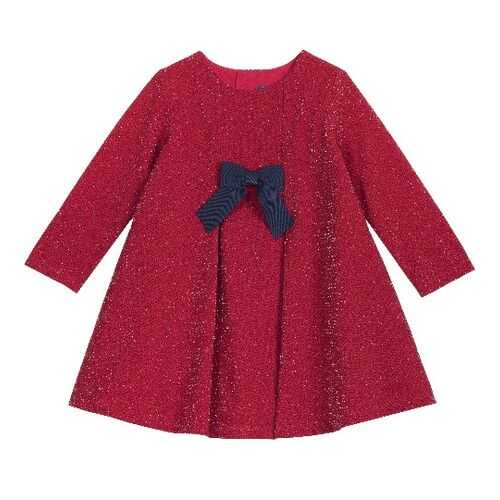 Платье детское Chicco длинный рукав р. 116 цв.красный