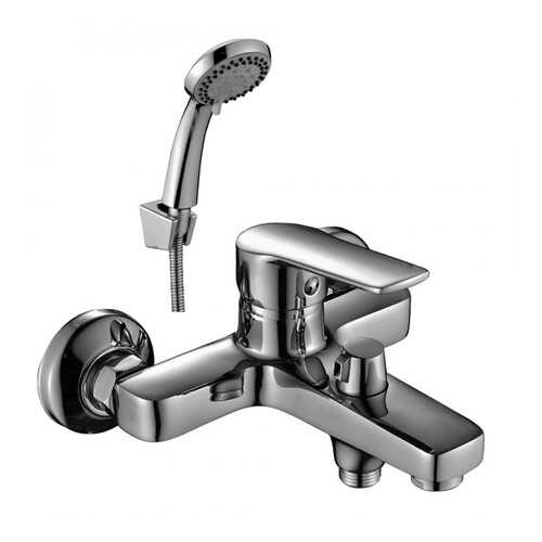 Смеситель Decoroom DR38036 одноручный для ванны с коротким изливом, хром