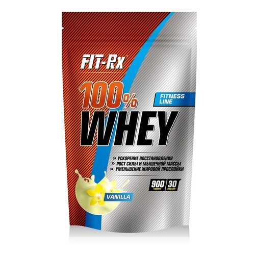 Казеиновый протеин 100% Whey, вкус «Ваниль», 900 гр, Fit-Rx