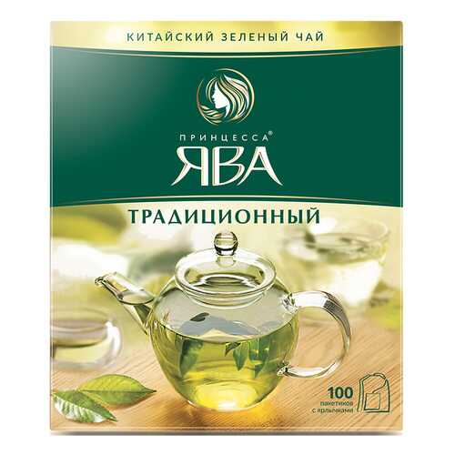 Чай зеленый Принцесса Ява Традиционный 100 пакетиков