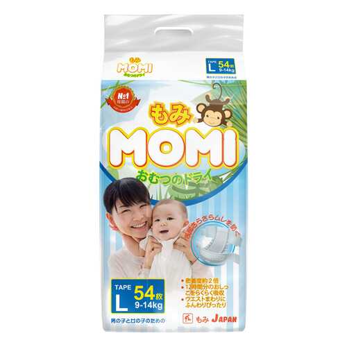 Подгузники Momi 9-14 кг - 54 шт
