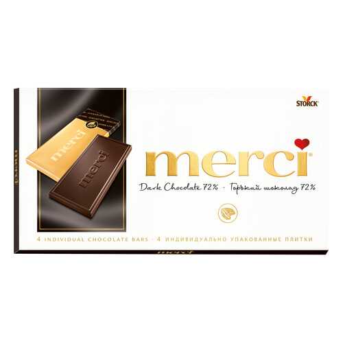 Шоколад горький Merci 72 % 100 г