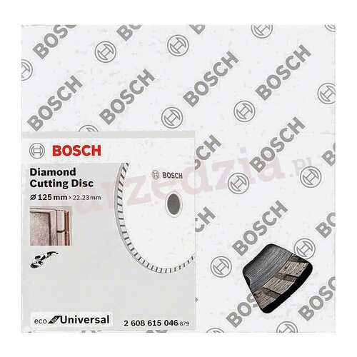 Диск алмазный отрезной Bosch ECO Univ,Turbo 125-22,23 2608615046