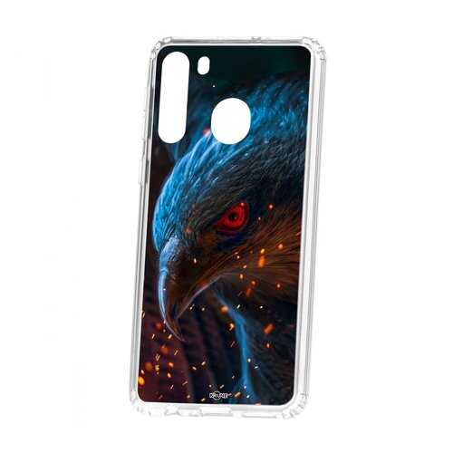Чехол Kruche Samsung Galaxy A21 Print Орел