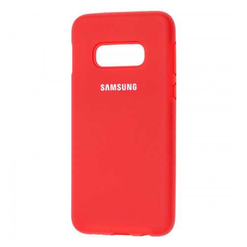 Чехол Silicone Cover для Samsung Galaxy S10 E (full protective) Red