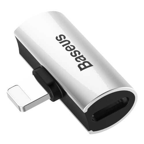 Аудио-переходник Baseus Audio Converter L46 Lightning Male to Dual Female Adapter Silver