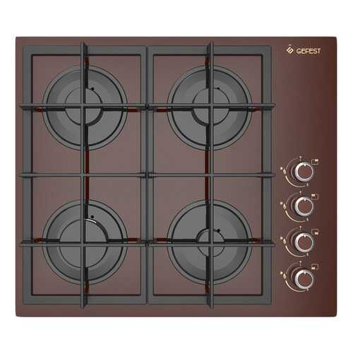 Встраиваемая варочная панель газовая GEFEST СГ СВН 2230 К4 Brown
