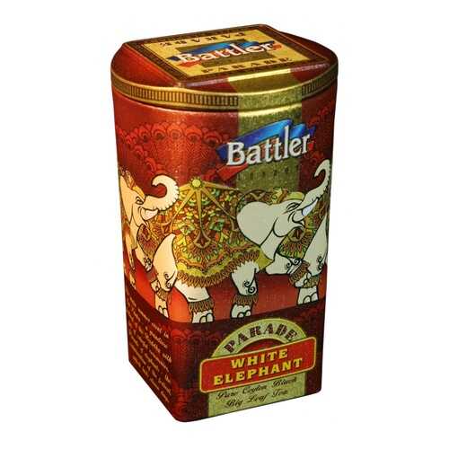 Чай Battler парад слонов белых черный листовой pekoe 100 г