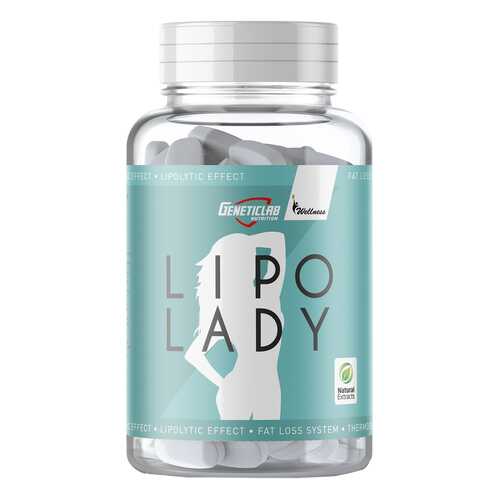 Жиросжигатель GeneticLab Nutrition Lipo Lady, 120 капсул
