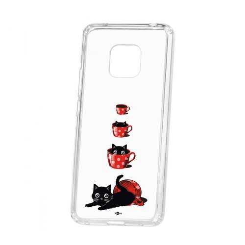 Чехол Kruche Huawei Mate 20 Pro Print Котенок в чашке
