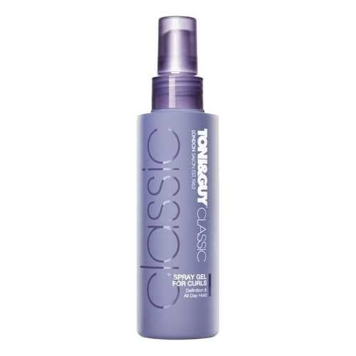 Спрей-гель TONI&GUY Надежная фиксация вьющихся волос, 150мл.