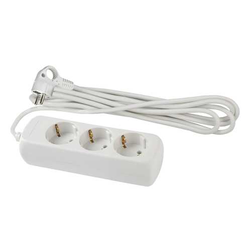 Удлинитель ERA UX-3E-7M, 3 розетки, 7 м, White