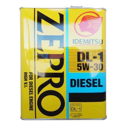 Моторное масло Idemitsu Zepro Diesel DL-1 5W-30 4л