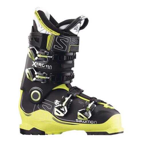 Горнолыжные ботинки Salomon X Pro 110 2018, black/acid green/anthracite, 25.5