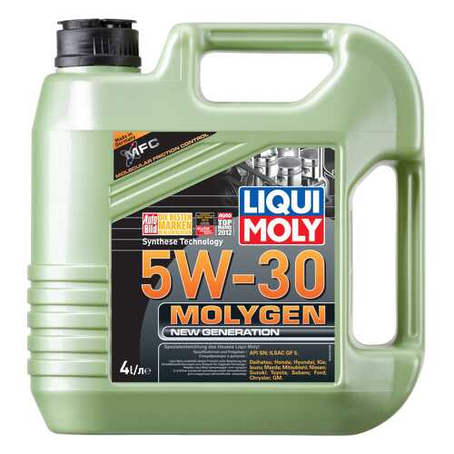 Моторное масло Liqui moly Molygen New Generation 5W-30 4л