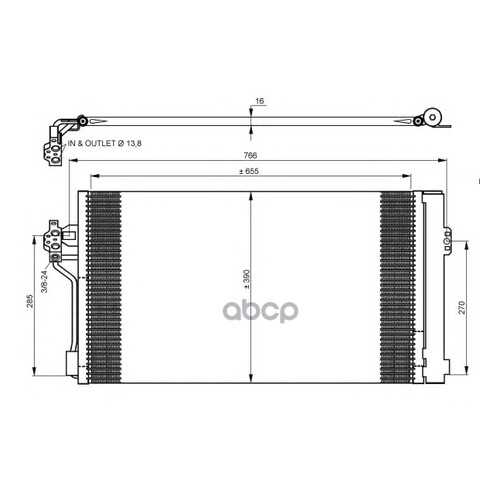 Радиатор кондиционера NRF 35776