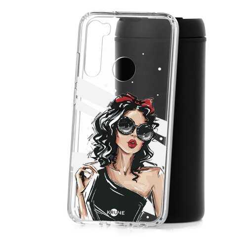 Чехол Xiaomi Redmi Note 8 Kruche Print Фэшн леди