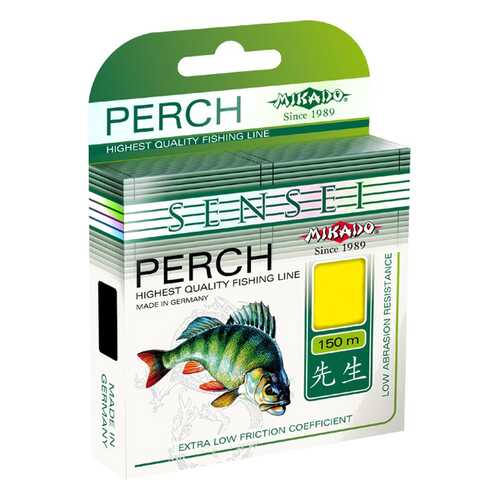 Леска монофильная Mikado Sensei Perch 0,22 мм, 150 м, 6,6 кг