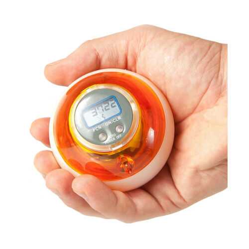 Тренажер кистевой со счетчиком LiveUp Power Ball LS3319, Тренировочный, разные материалы