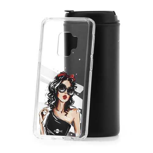 Чехол Samsung Galaxy S9 Kruche Print Фэшн леди