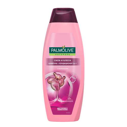 Шампунь Palmolive Натурэль 2 в 1 Сила и блеск 380 мл