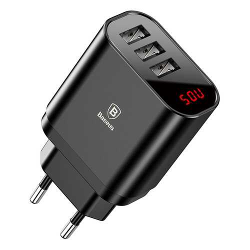 Сетевое зарядное устройство Baseus Mirror Lake 3 USB 3,4A EU Black
