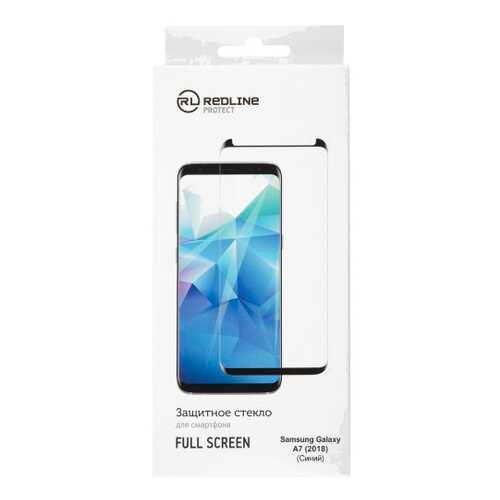 Защитное стекло для смартфона Red Line для Samsung Galaxy A7 (2018), FScreen TG FG Blue