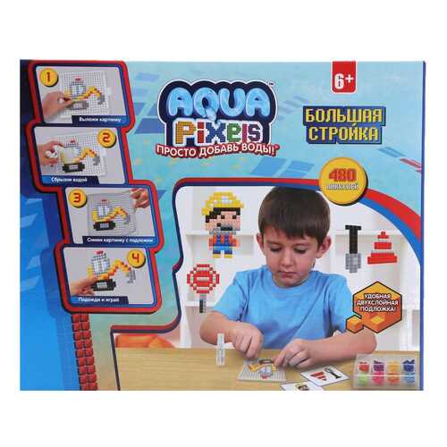 1 TOY Набор Aqua pixels Пожарная станция, 480 деталей Т13071