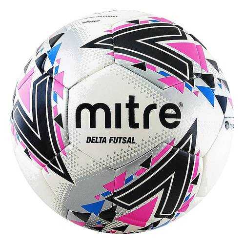Футзальный мяч Mitre Futsal Delta FIFA PRO HP №4 white/pink/black
