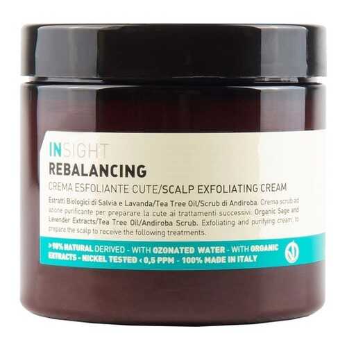 Очищающий крем для кожи головы INSIGHT Rebalancing Scalp Exfoliating Cream 180 мл