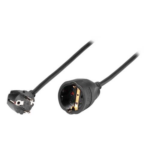 Удлинитель Vivanco 37325, 1 розетка, 5 м, Black
