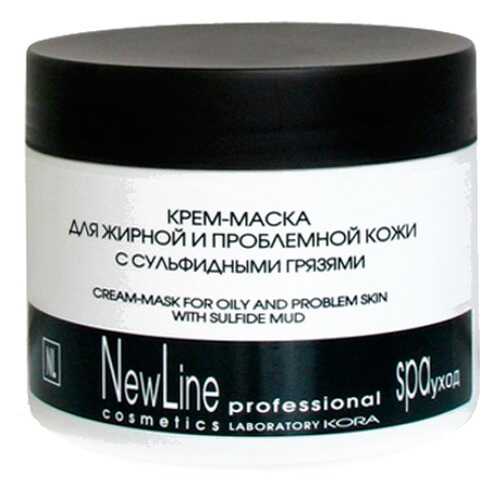 Крем-маска New Line для жирной и проблемной кожи с сульфидными грязями, 300 мл