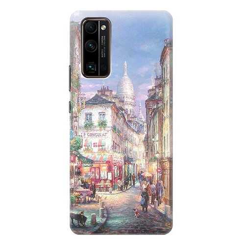 Чехол RE:PA для Honor 30 Pro+ с принтом Пейзаж Монмартра