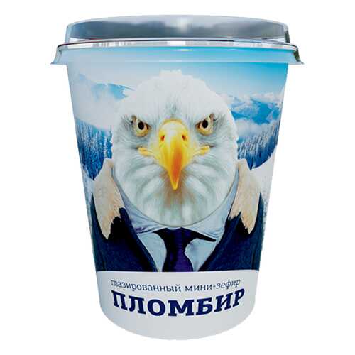 Глазированный мини-зефир Пломбир, 150 г