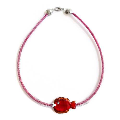 Колье женское Divetro 82550 красное