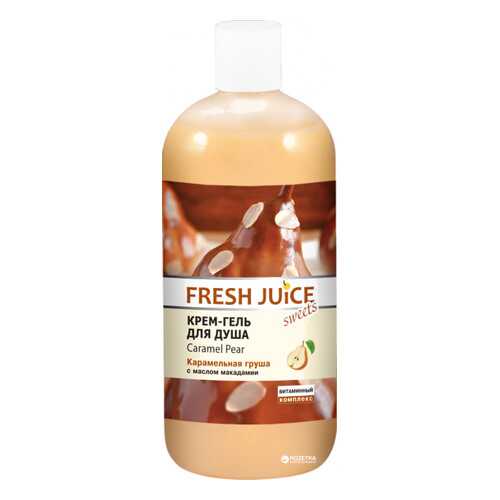 Крем-гель для душа FRESH JUICE Caramel Pear 500 мл