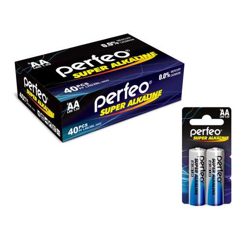Батарейка Perfeo LR6/2BL mini Super Alkaline 40 шт