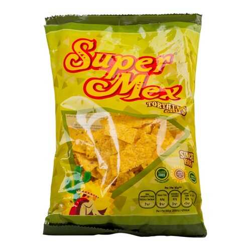 Чипсы кукурузные Super Mex Nachos с солью Chavez y Clark S.L. 180 г Испания
