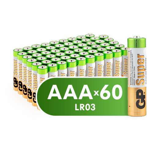 Батарейка GP AAA (24A-2CRVS60) 60 шт