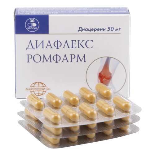 Диафлекс Ромфарм капсулы 50 мг 30 шт.