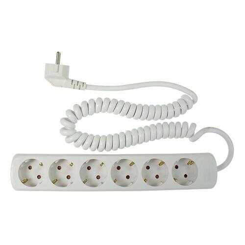 Удлинитель SCHWABE 11461AS, 6 розеток, 2,5 м, White