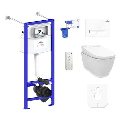 Комплект 6 в 1 подвесной унитаз Lavinia Boho Smart F-Control Multi 3940014R