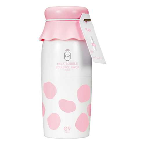 Маска для лица G9SKIN Milk bubble essence pack - plain 50 мл