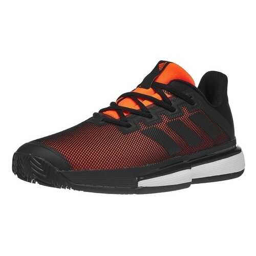 Кроссовки Adidas Solematch Bounce M, core black /core black /solar orange, 44.5 EU