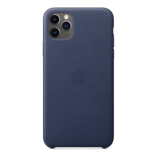 Чехол Apple для iPhone 11 Pro Max Leather Case - Midnight Blue