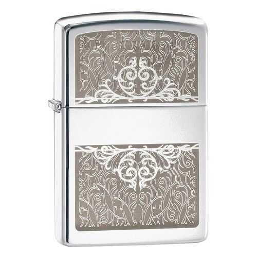 Зажигалка Zippo Filigree Initial High Polish Chrome