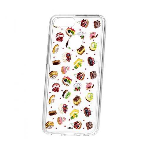Чехол Kruche Huawei Honor 9 Lite Print Cake