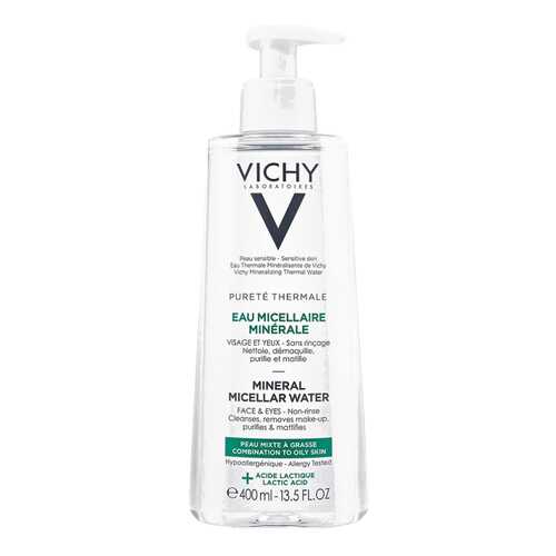 Мицеллярная вода Vichy Purete Thermale Жирная и комбинированная кожа