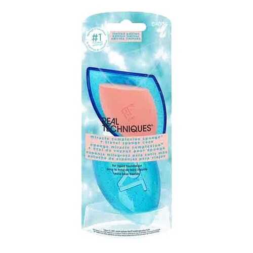 Спонж и футляр для хранения Real Techniques Miracle complexion sponge + travel case